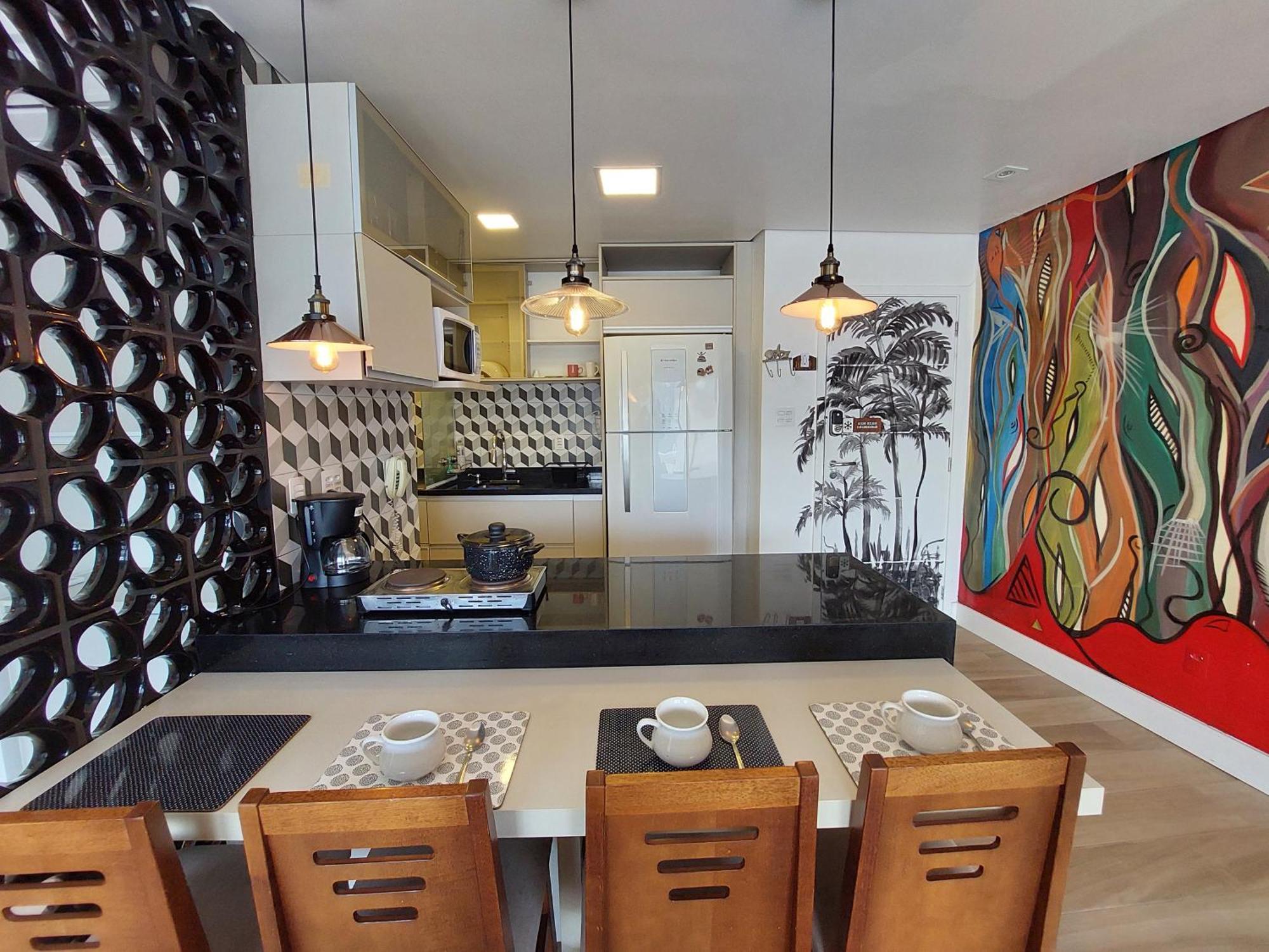 Apartamento Book Santos —Unlimited 1413 — Modernidade e Arte Exterior foto